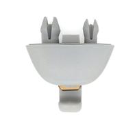QASULER 2 pezzi grigio parasole clip interno parasole gancio clip staffa, for, A6 C6 C7 A7 A8, for Passat, for Jetta, for POLO, Fabia 4G0857562 4F0857562 Parasole per auto