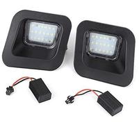 QASULER 2 pezzi LED for auto numero targa luce lampada adatta, for Ram, 1500 2500 3500 2003-2018 R4g206 Gruppo luci per targhe auto