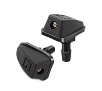 QASULER 2 pezzi ugello tergicristallo lavacristallo anteriore auto Vitara, for Swift, Ignis SX4 Baleno Ertiga Alto Grand Vitara Jimny S-cross getto lavacristallo Ugello lavavetri(BLACK 2 pcs A style)