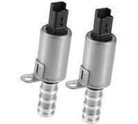 QASULER 2 pezzi valvola di controllo dell'olio VVT compatibile, for MINI, metallo tono argento Valvola di controllo dell'olio