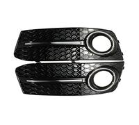 QASULER 2PCS A4 B8 Fendinebbia Griglia di Copertura Della Lampada Auto Paraurti Anteriore Griglie, for, for 2009-2011 da corsa Griglia fendinebbia per auto