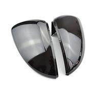QASULER 2PCS Copri specchietti Tappi Copri specchietto retrovisore, for VW, Golf, MK7 7.5 GTI 7 7R Carbonio Nero brillante Cover Accessori auto Alloggiamento specchietto retrovisore(Bright black)
