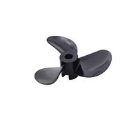 QASULER 2PCS PC Elica 3 Pale Prop 3mm Albero 28mm 32mm RC Barca Marine Sottomarino Barca in Legno Nave Giocattolo Modello di Barca Elica per Motore di Barca(2PCS D32 Right Hand)