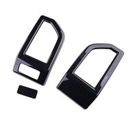 QASULER 3 pz Set ABS Nero Auto Lato Anteriore Uscita Aria Vent Copertura Trim, for Ford, for F-150, 2017 2018 2019 2020 Guida A Sinistra Decorazione per bocchette di aerazione dell'auto