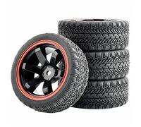 QASULER 4 Pezzi di Inserti in Spugna for Pneumatici delle Ruote, for HSP, 1/10 1:10 On-Road Car RC 701A-8006 Set di Ruote da Corsa RC