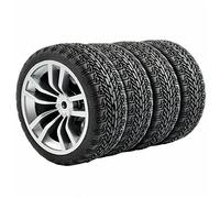 QASULER 4 pezzi inserto in spugna for pneumatici for ruote, for HSP, 1/10 1:10 On-Road Car RC Rim02-8006 Pneumatici per auto RC(Rim02S-8006)