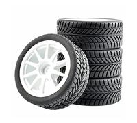 QASULER 4 pezzi Pneumatici Grip Inserto Ruota Spugna, for HSP Racing, 1/10 1:10 Auto da Strada RC 910-6085 Pneumatici per auto RC(910W-6085)