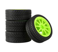 QASULER 4 pezzi Pneumatici Grip Inserto Ruota Spugna, for HSP Racing, 1/10 1:10 Auto da Strada RC 910-6085 Pneumatici per auto RC(910G-6085)