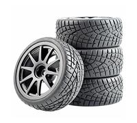 QASULER 4 pezzi pneumatici Speed inserto ruota spugna, for HSP, for HPI, 1:10 Touring Car RC 910-8001 Pneumatici per auto RC(910B-8001)