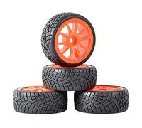 QASULER 4 pezzi pneumatici Speed inserto ruota spugna, for HSP, for HPI, 1:10 Touring Car RC 910-8001 Pneumatici per auto RC(910G-8001)