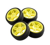 QASULER 4 pezzi Speed Tires Wheel Insert Sponge, for HSP, 1/10 1:10 Touring Car RC 905-6091 Pneumatici per auto RC(905Y-6091)