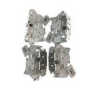 QASULER 4PCS Attuatore serratura porta posteriore anteriore sinistra destra 5K4839015F 5K4839016F 5K1837015B 5K1837016B, for Golf, Jetta, POLO Attuatore per serratura porta