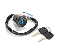 QASULER 5 fili Scooter ATV Interruttore di Accensione Blocco Chiave Set for 50cc 70cc 110cc 125cc 150cc 250cc Moto Interruttore A Chiave di Accensione Interruttore di accensione per motocicletta