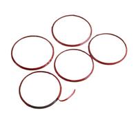 QASULER 5 pezzi rosso presa d'aria for auto anello di copertura | decorazione decorativa, for accessori per Mercedes-Benz GLA CLA180 200 220 260