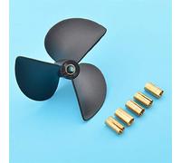QASULER 5 pz Rc Barca in Rame 4.8mm/4.76mm A 4mm Manicotto di Conversione/Bussola Diametro 4.8/4.76mm Prop (Vite) 4mm Alloggiamento Dell'albero Elica per Motore di Barca