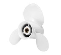 QASULER 63V-45943-00-EL Elica fuoribordo for Barche Marine 9 1/4 X 11 in Lega di Alluminio, for, for fuoribordo Mariner 9.9-15HP Accessorio 3 Pale Elica per Motore di Barca