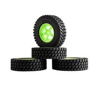 QASULER ABS Wheel 1.9 pollici gomma 98mm pneumatici, for HSP, 1/10 1:10 Climbing Car RC 6030-T133 Pneumatici per auto RC(6030W-T133)