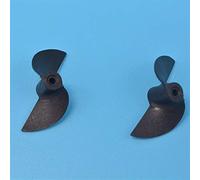 QASULER Accessori for modellini di Barche Eliche a 2 Pale D30mm Albero da 2 mm Foro di Montaggio 1,95 Pagaie Accessori for Giocattoli Fai da Te Elica per Motore di Barca(Positive And Reverse)