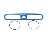 QASULER Accessori interni Centro Aria Condizionata Presa AC Vent Telaio Modanatura Copertura Trim, for Hyundai, Kona Encino Kauai 2020 2019 2018 Rivestimento bocchetta aria(Steel Blue 3PCS)