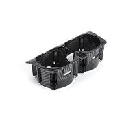 QASULER Accessori portabicchieri for console centrale auto, for Benz, CE GLC Classe V, for Mercedes, W205 W213 W253 W447 W467A2056800691 Portabicchieri nella console centrale(Carbon Fiber Black)