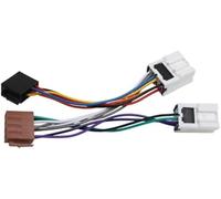 QASULER Adattatore cablaggio autoradio Iso per autoradio, per Nissan e | per veicoli per Infiniti, per PC 12V Abs Nero Bianco Installazione diretta