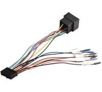 QASULER Adattatore per cablaggio stereo per auto da 20 pin, per Iso | per connettori per audio Filo di rame ABS 12V
