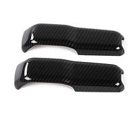 QASULER Adesivi for la decorazione del cofano motore dell'auto in ABS, for Jeep, Wrangler JL 2018+, for, Gladiator JT Modanatura per bocchette di ventilazione auto(Carbon fiber grain)