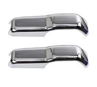 QASULER Adesivi for la decorazione del cofano motore dell'auto in ABS, for Jeep, Wrangler JL 2018+, for, Gladiator JT Modanatura per bocchette di ventilazione auto(Chrome)