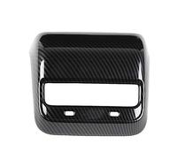 QASULER Adesivo decorativo for telaio di copertura della presa d'aria posteriore in fibra di carbonio for Tesla, modello 3 2018 2019 Accessori for auto Decorazione per bocchette di aerazione dell'auto