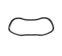 QASULER Adesivo for pannello strumenti, for DODGE, Challenger 2015+, accessori for la decorazione del cruscotto dell'auto Modanatura per bocchette di ventilazione auto(Carbon fiber grain)