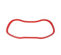 QASULER Adesivo for pannello strumenti, for DODGE, Challenger 2015+, accessori for la decorazione del cruscotto dell'auto Modanatura per bocchette di ventilazione auto(Rot)