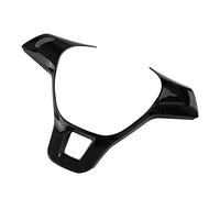 QASULER Adesivo for rivestimento coprivolante for auto in ABS, Golf 7 GTI MK7, for Jetta, for MK6 Gran, for Santana, for, for Bora Decorazione del pannello del volante(Schwarz)