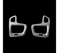 QASULER Adesivo for rivestimento presa d'aria for aria condizionata in ABS cromato for auto, for Jeep, Compass 2017 2018 Accessori Decorazione per bocchette di aerazione dell'auto