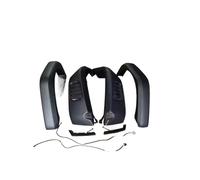 QASULER Adesivo protettivo for sopracciglia ruota auto, rivestimento parafango svasato antigraffio, for Jeep, Jk Wrangler 2007-2017 Parafanghi allargati(2pcs)