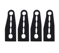 QASULER Ammortizzatore di bloccaggio della porta, for Ford, for Focus, 3 Kuga 2 Escape Edge Buffer, isolamento acustico silenzioso, sordi Ammortizzatore per serratura portiera auto