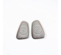QASULER Auto Cruscotto Aria Condizionata Presa Rete di Copertura Trim AC Vent Decorazione Accessori Interni, for, Classe C W206 2022 Rivestimento bocchetta aria(Silver)