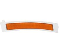 QASULER Auto n. 63147199627 Riflettore paraurti, for, 535i GT 2010-2017 Riflettore paraurti anteriore sinistro Indicatore laterale ABS resistente 1 pz Giallo Riflettore paraurti posteriore