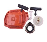 QASULER Avviamento a Strappo con riavvolgimento, for Husqvarna, 435 Puleggia Molla Maniglia Impugnatura Corda Kit Motosega Pezzo di Ricambio Corda di avviamento a Strappo