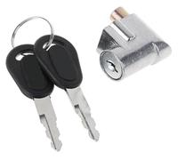 QASULER Blocco di accensione Blocco di sicurezza della batteria Blocco scatola + 2 chiavi Compatibile con motocicletta, bici elettrica, scooter, bici elettrica Blocco antifurto Blocco batteria Blocco