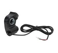 QASULER Blocco di accensione for monopattino elettrico, for Kugoo, for monopattino M4, ABS, spina a 3 pin, interruttore di avviamento a un pulsante con 2 chiavi, for manubrio da 22,2 mm Blocco di acce