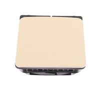 QASULER Bracciolo posteriore Beige Console centrale Portabicchieri Portabevande, for Jetta, MK5, for Golf, MK6, for EOS, 1K0 862 532 1K0862532F 1K0862532D Portabicchieri nella console centrale
