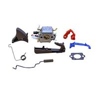 QASULER Carburatore acceleratore grilletto Molla Starter Kit Interruttore Parti Motosega, for Zama, carb, for Husqvarna, 350 353 346 340 345 C3-EL18B Kit carburatore