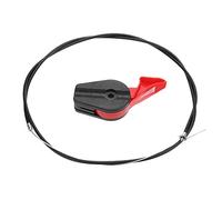 QASULER Cavo acceleratore for tosaerba da 65 pollici Interruttore di comando universale Kit maniglia a leva Attrezzi for giardino Rosso Interruttore della maniglia dell'acceleratore