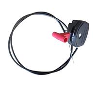 QASULER Cavo dello starter dell'acceleratore con interruttore di comando Maniglia a leva Tosaerba Parti del tosaerba Attrezzi da giardino universali Interruttore della maniglia dell'acceleratore