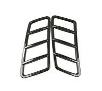 QASULER Colore fibra di carbonio Cofano anteriore for auto Aria condizionata Sfiato Cornice Decorazione Adesivo Trim, for, ML GL GLE GLS X166 W166 Rivestimento bocchetta aria
