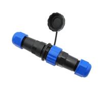 QASULER Connettore impermeabile dritto Sp20 2/3/4/5/6/7/8/9/10/12/14 pin IP68 Connettore for cavo industriale connettore elettrico esterno(9 Pin)