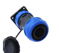 QASULER Connettore impermeabile for tubo ondulato Sp28 IP68 2 pin 3/4/5/6/7/9/10/12/14/16/19/22/24/26 pin connettore elettrico esterno(5p)