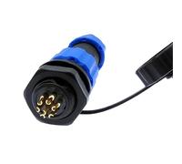 QASULER Connettore impermeabile Sp13 IP68 2 pin 3 pin 4 pin 5 pin 6 pin 7 pin connettori for cavi spina e presa connettore elettrico esterno(Docking-1p)