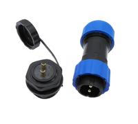 QASULER Connettore impermeabile Sp20 IP68 2/3/4/5/6/7/9/10/12/14 pin for tubo ondulato, connettore for cavo di alimentazione, presa flangiata connettore elettrico esterno(14 Pin)
