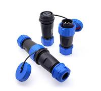 QASULER Connettore impermeabile Sp2110 Sp2111 Docking 2 pin 3 pin 4 pin 5 pin 7 pin 9 pin 12 pin Ip68 Cavo di alimentazione Connettore Sp21 connettore elettrico esterno(3pin)